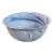Blue Marble Swirl Bowl 13.5" For Sale