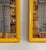 Vintage Boho Chic Tortoise Shell Bamboo & Mustard Yellow Wall Mirrors, a Pair For Sale In Houston - Image 6 of 10