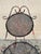 Mid 20th Century Vintage Victorian Style Small Wrought Iron Camo Paint Garden Patio Chair - Set 4 For Sale - Image 5 of 12