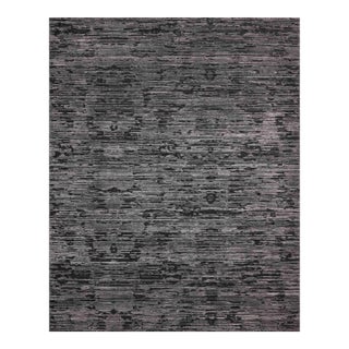 Jean Stoffer x Loloi Daniel Charcoal 4'-0" x 6'-0" Accent Rug For Sale