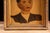 1940s Portrait | Framed 1945 Chick Lamoe Oil Painting, Signed and Dated For Sale - Image 5 of 9