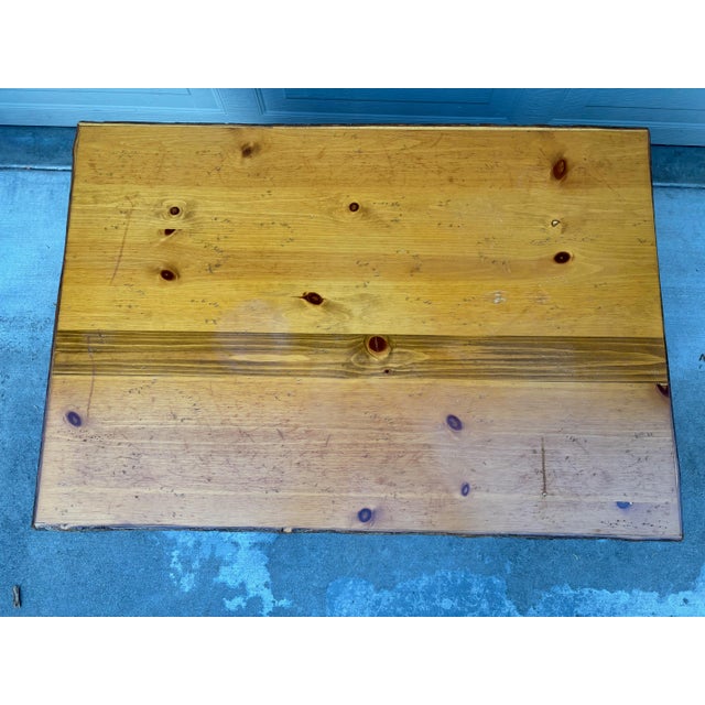 Old Hickory Furniture Co. Original Old Hickory Branch Twig Wood Coffee Table Camp Lodge Rustic Style For Sale - Image 4 of 8