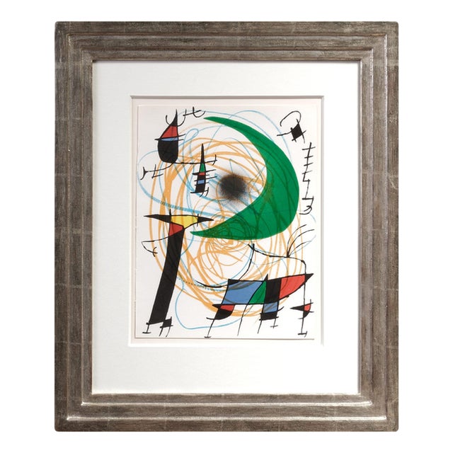 Joan Miró, The Green Moon, Lithograph For Sale