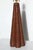 1940s Paul Dupre-Lafon Style Scalloped Brown Alligator Leather Table Lamp, C. 1940s For Sale - Image 5 of 7