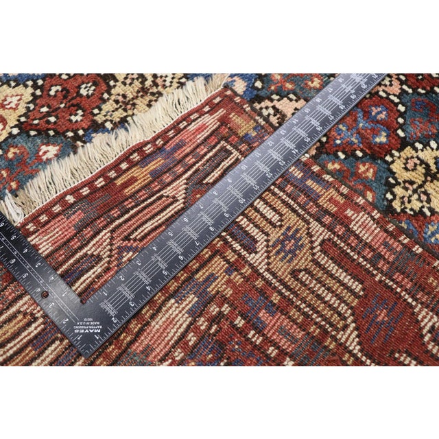 Early 20th Century Antique Azerbaijan Rug - 04'05 X 09'09 For Sale - Image 5 of 9