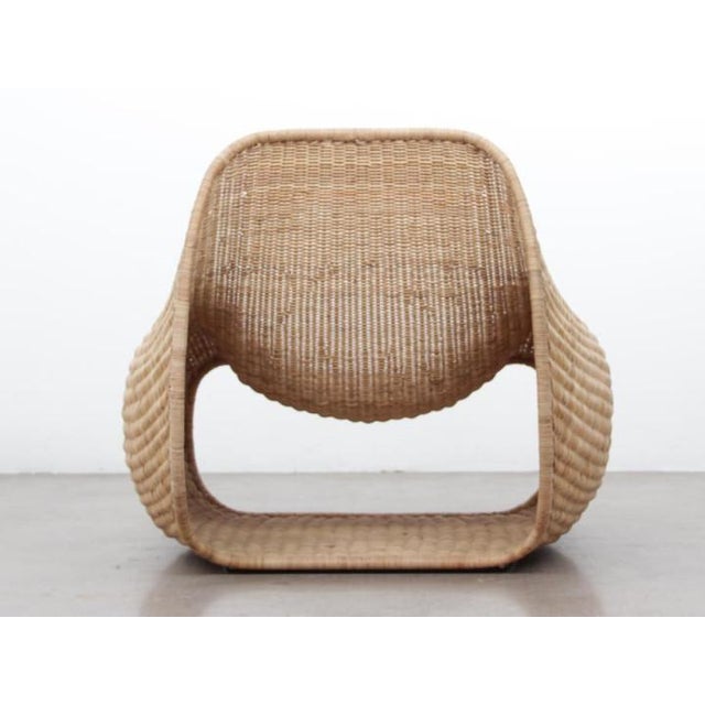 Snug Lounge Chair in Rattan For Sale - Image 6 of 13