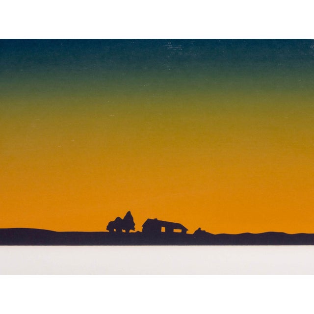 Ed Ruscha (American, b. 1937), "Home with Complete Electronic Security System", Screenprint in Colors, 1982, signed in...