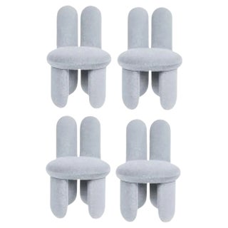 Gentle 113 Glazy Chairs by Royal Stranger, Set of 4 For Sale