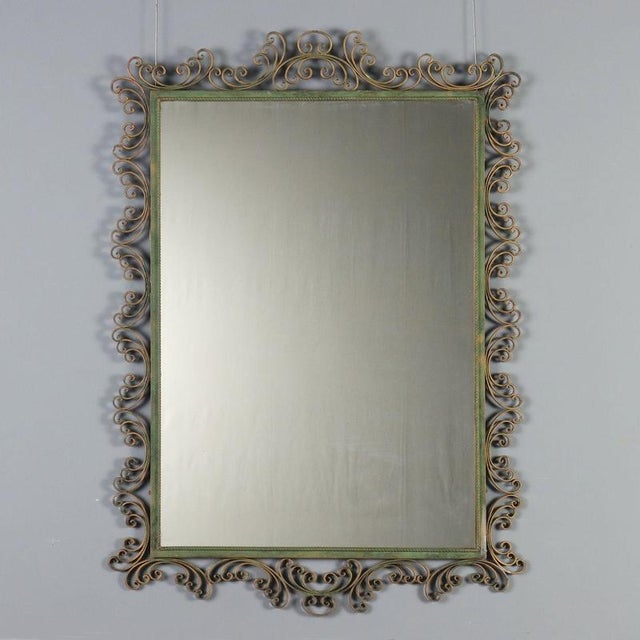Vintage Mirror in Wrought Iron, Italy, 1980s For Sale - Image 12 of 12