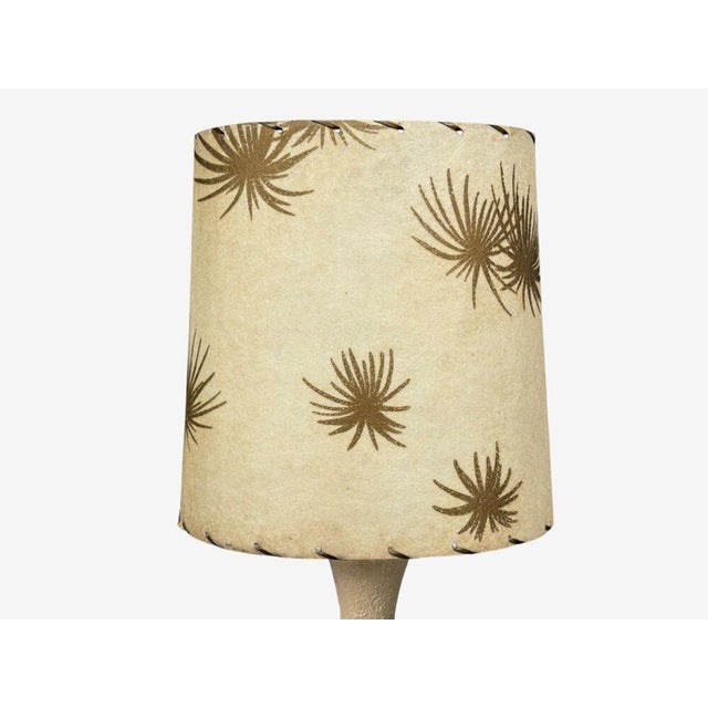 1950s American Modern, Atomic Age Table Lamps, Chalkware, Fiberglass - a Pair For Sale In New York - Image 6 of 14