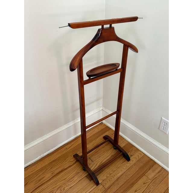 Brown Vintage Italian Gentleman's Butler or Valet For Sale - Image 8 of 16