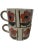 Mid 20th Century Vintage Otagiri Japan Hand Crafted Mug and Plates Set of 8 Coffee Floral. MCM For Sale - Image 5 of 7