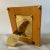 A 1970s High Quality Mid-Century Modern Brass and Skin Italian Picture Frame For Sale - Image 6 of 11