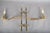 Vintage Brass Swing-Arm Wall Lamps from Maison Jansen, France, 1960s, Set of 2 For Sale - Image 16 of 17