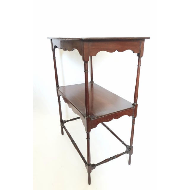 Early 20th Century English Console Shelf Mahogany For Sale - Image 6 of 10