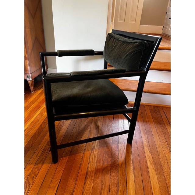 Mid-Century Modern 1950s Edward Wormley for Dunbar Attributed Armchair For Sale - Image 3 of 12