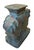 1990s Majestic Vintage Distressed Ceramic Elephant Garden Seat For Sale - Image 5 of 12