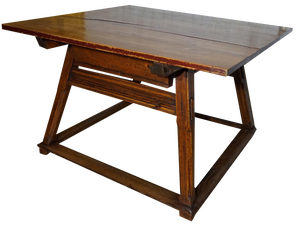 Antique Bankers Table or Merchants Table, 1800s