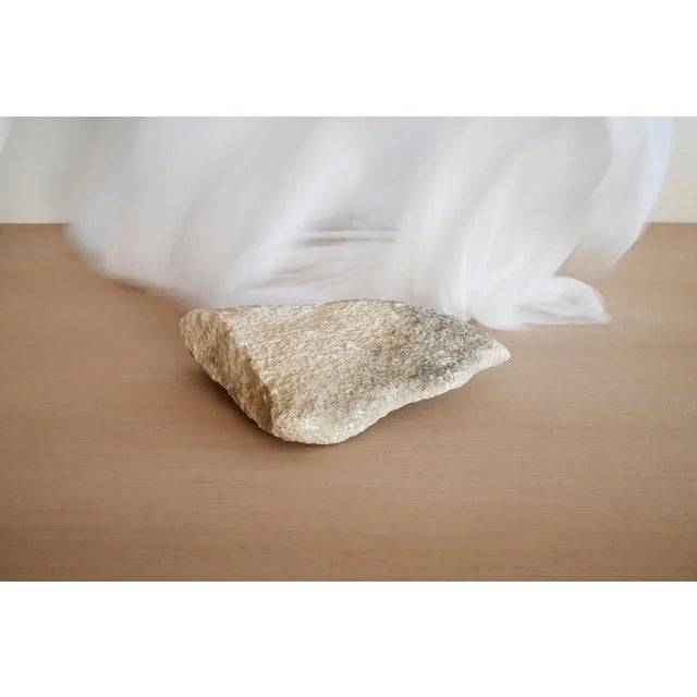 Gold Hand-Carved Stone Sculpture by Jean-Baptiste Van Den Heede For Sale - Image 8 of 10