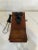 Late 20th Century American Electric Wood and Bakelite Antique Wall Crank Phone For Sale - Image 4 of 12