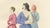 Mercuri, Medieval Women Costume Plate, Hand-Colored Print, 1845 For Sale - Image 4 of 9