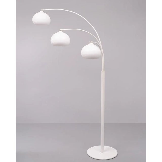 Large 3-Shade Floor Lamp from Dijkstra Lampen, 1972 For Sale - Image 4 of 7