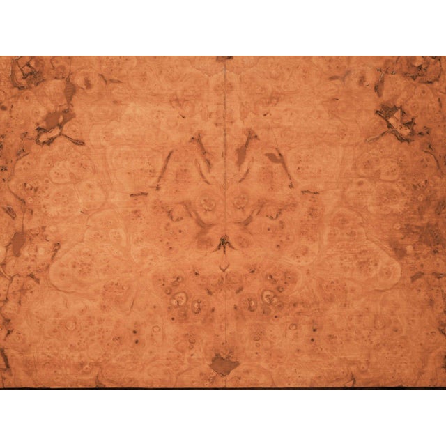 Large Burl Elm Veneer Coffee Table, 1970 For Sale - Image 6 of 18
