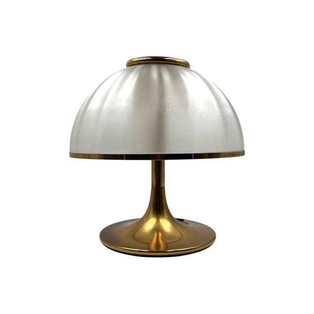 1970s Mushroom Murano Table Lamp For Sale - Image 6 of 9