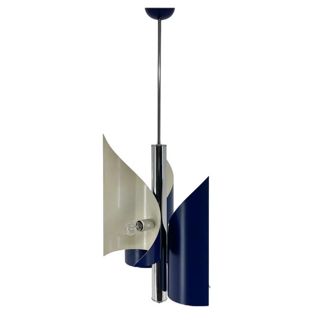 Italian Space Age Asymmetrical Hanging Light, 1970s For Sale