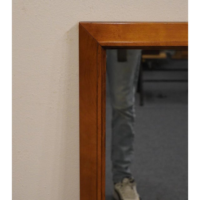 RWAY Rway Furniture Solid Hard Rock Maple Colonial Early American 42x35" Dresser / Wall Mirror 13-5701 For Sale - Image 4 of 7