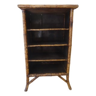 19th Century Victorian Bamboo Bookcase For Sale