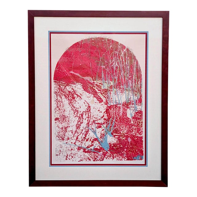 Late 20th Century Albert Sarvey Signed Limited Edition Serigraph "There Is Life in Dark and Secret Places" – Numbered 45/100 For Sale