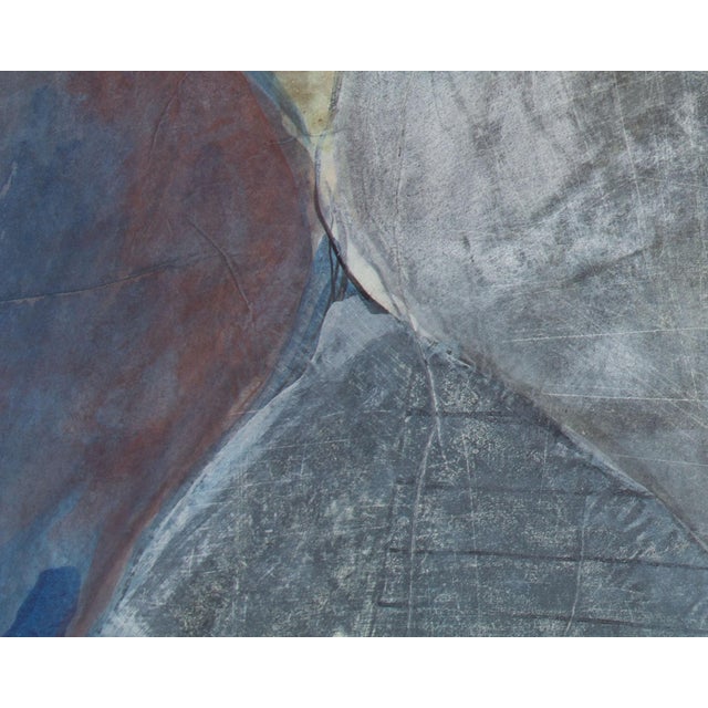 Paint Watercolor and Gouache Abstract Painting Signed by Walter Sorge For Sale - Image 7 of 10