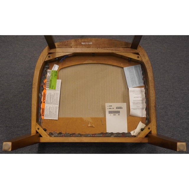 Set of 2 Thomasville Modern Theory Collection Retro Walnut Dining Arm Chairs 46621-822 For Sale - Image 11 of 13