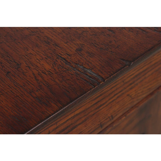 English Hand Crafted Distressed Oak Sideboard Cabinet For Sale - Image 15 of 16