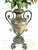 Mid 19th Century Antique Tole Metal Flower Arrangements, Pair For Sale - Image 5 of 7