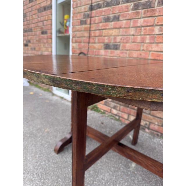 Wood 19th Century French Wine Table For Sale - Image 7 of 10