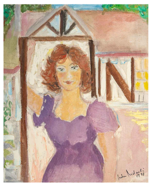Portrait of a Woman, 1981, Oil on Canvas