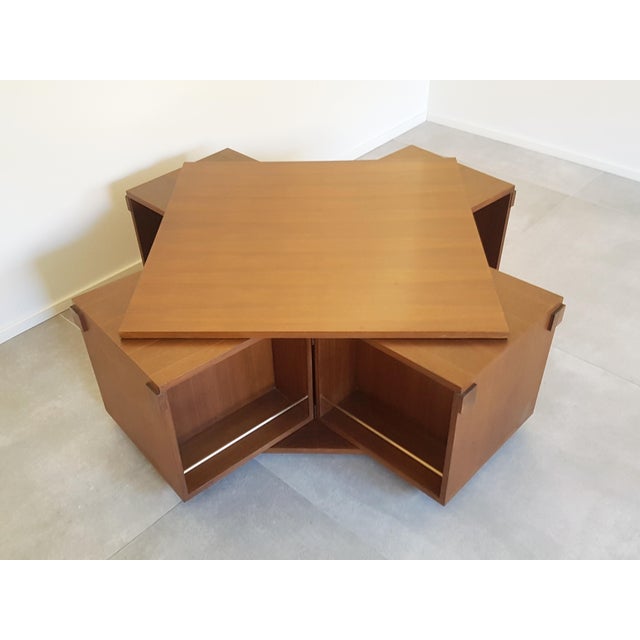 Italian Walnut Coffee Table from Bernini, 1960s For Sale - Image 6 of 18
