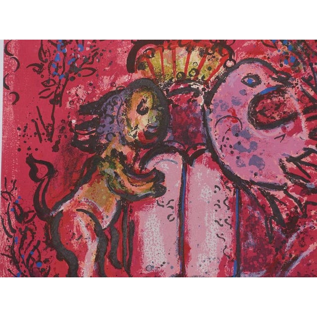 Marc Chagall, The Lion of Judah and the Tablets of the Law, Original Lithograph For Sale - Image 4 of 6