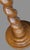 Antique Pair Wood Barley Twist Pedestal Plant Candle Stands For Sale - Image 9 of 12