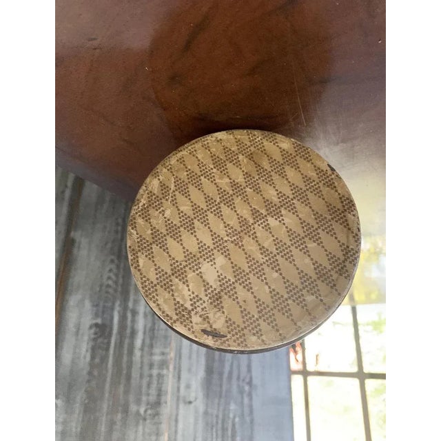 Rustic Vintage Enamel Flour Container, 1950s For Sale - Image 3 of 5