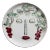 Piero Fornasetti Pottery Arcimboldesca Vegetable Face Plate, After Giuseppe Arcimboldo For Sale