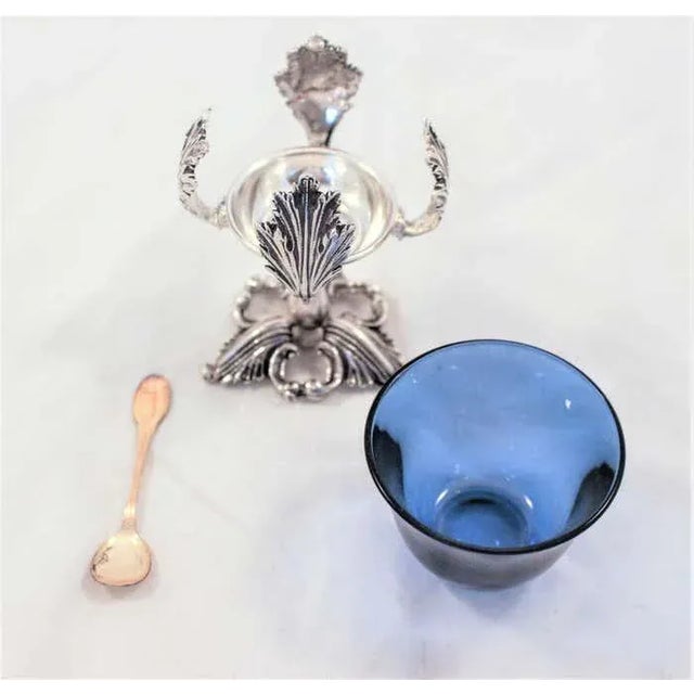 1960s 1960s Sterling Salt Cellar For Sale - Image 5 of 8