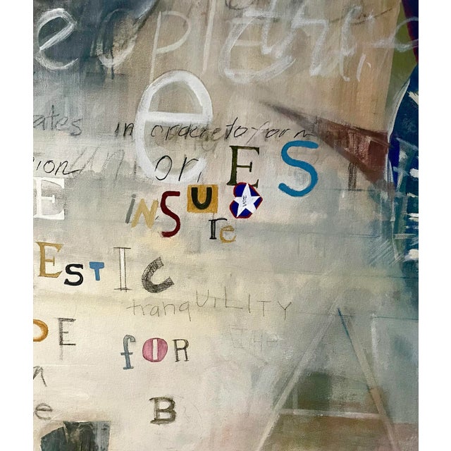 2020s “Out of Many, One" Large Political Painting by Michele Zuzalek For Sale - Image 5 of 6
