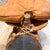 1960s Egypt Bohemian Distressed Saddle Leather Camel Foot Stool For Sale - Image 4 of 12