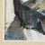 Midcentury gouache on paper of a harlequin in brilliant blue and white, signed lower right and inscribed "Paris '47" at...