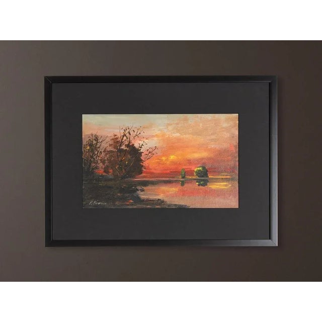 Fred Nömeier, Flusslandschaft II, Oil on Linen For Sale - Image 10 of 10