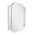 The creation of the Adeline mirror, with it's double folding sides and sophisticated curved lines, has created a one of a...