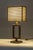 Not Yet Made - Made To Order Italian Polaris Table Lamp in Burnished Metal For Sale - Image 5 of 6
